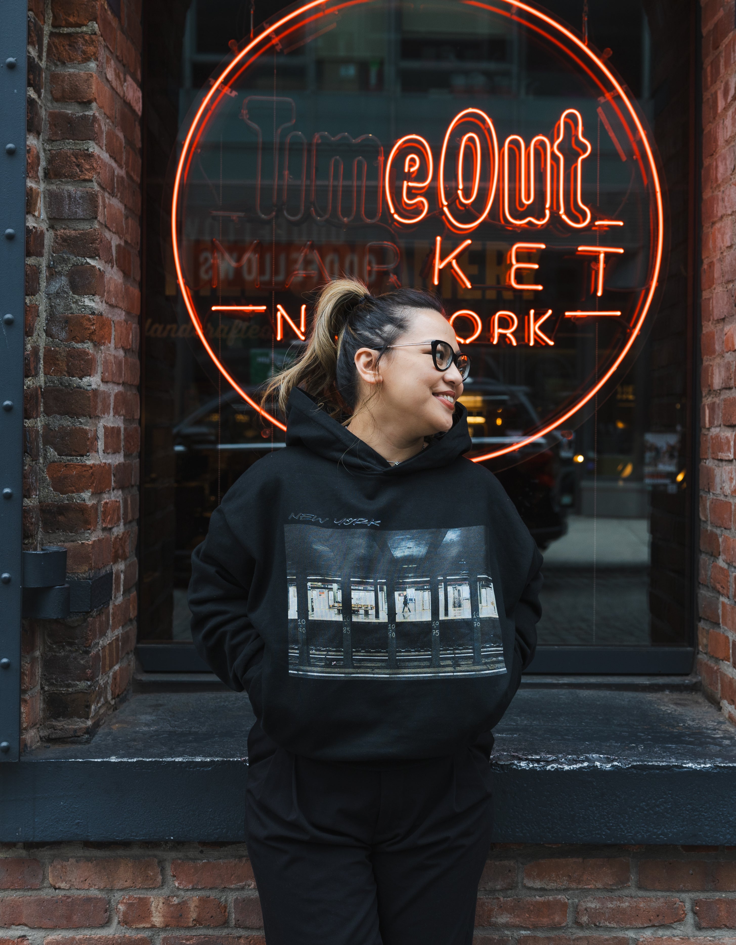 Subway- Boxy Hoodie