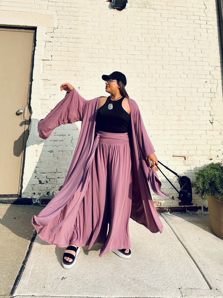 Long Bamboo Kimono